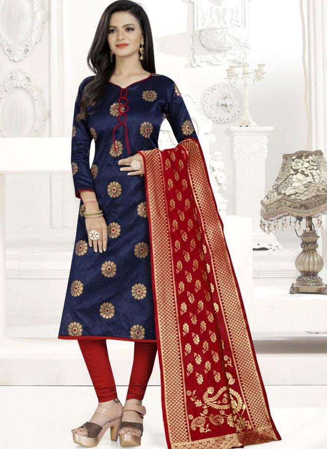 Banarasi Silk Designer and Daily wear Salwar Suit Collections